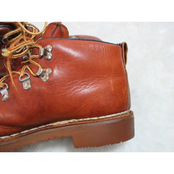 Vintage Men's DEXTER Vibram Leather Hiking Work Boots 722419 W742-2 Size 8.5 - Picture 6 of 16